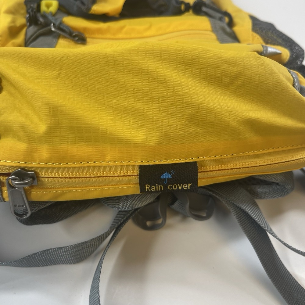 LOCAL LION Outdoor Hiking Running Double Shoulder Backpack Bag Yellow/grey (G25) - Picture 9 of 16